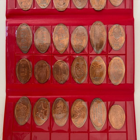 Vintage Elongated Penny Collection – Historical & Travel Souvenirs – Alamo, Mont - Picture 4 of 5